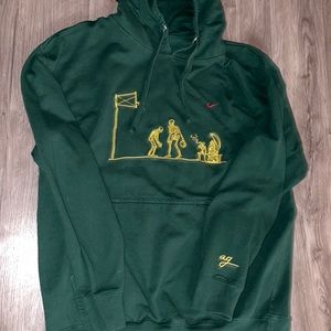Nike X Austen AG Skeleton Court Embroidered Hoodie